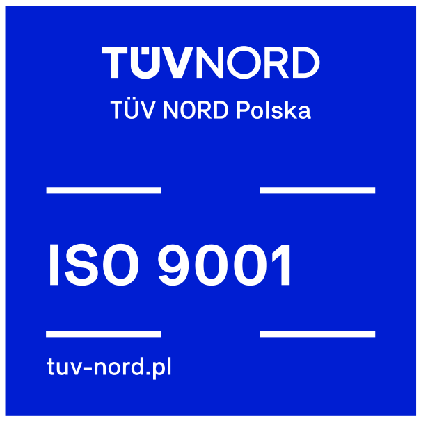 Znak certyfikacyjny TÜV NORD Polska — ISO 9001