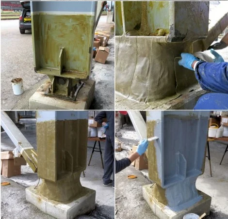 STEELCOAT™ SYSTEM — powłoki dla konstrukcji i rurociągów nadziemnych — detal