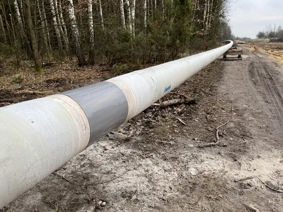 Zabezpieczenie rurociągu DN250 powłoką SFPC SOLIDE GRPU - realizacja dla PERN - zdjęcie 6